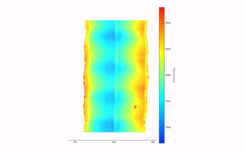 使用涂魔师3D测厚系统进行蛇形管的大面积测厚