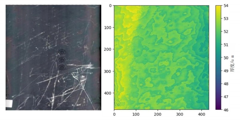 使用Specim FX17高光谱相机测量FG65涂层厚度
