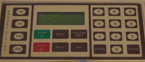 耐磨擦试验机操作面板