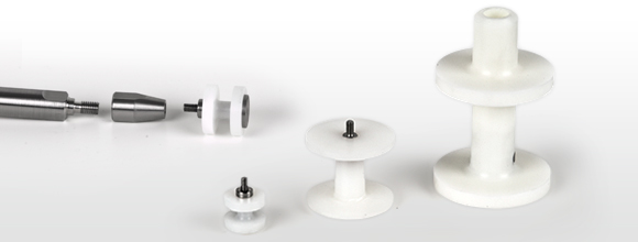 陶瓷制成的双研磨盘