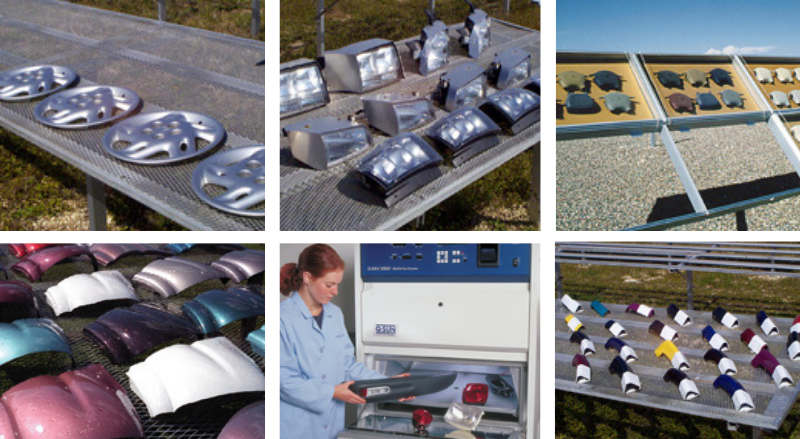 汽车耐候老化测试