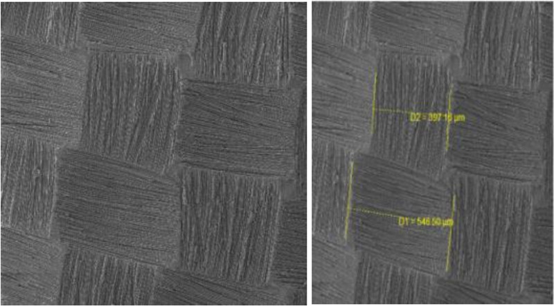 曝露在紫外线下的试样和曝露在紫外线下的试样分别显示在图4和图5中。