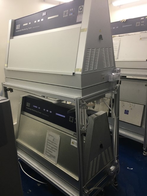 橡胶胶片紫外灯老化试验箱双层样品架